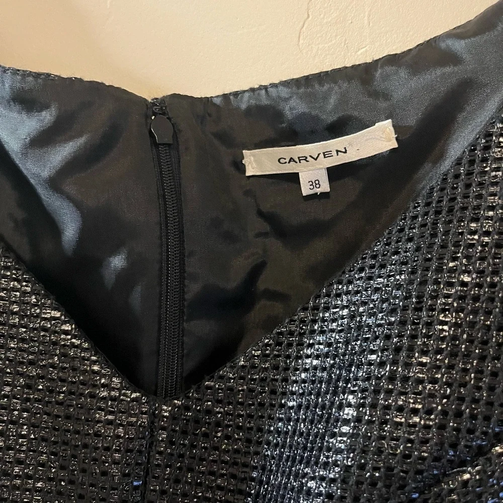 🖤 Carven Black Cocktail Dress – FR 38 (US 4–6 - Picture 6 of 13